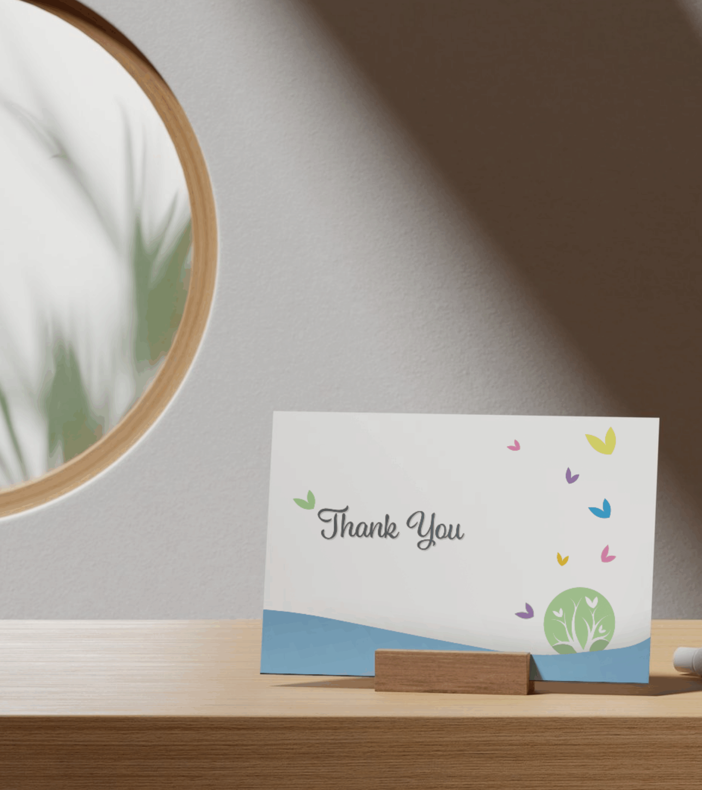 thank you card design
